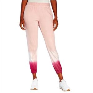 Wildfox XXL Olivia Pink Tie-Dye Relaxed Fit Jogger Pants NWT